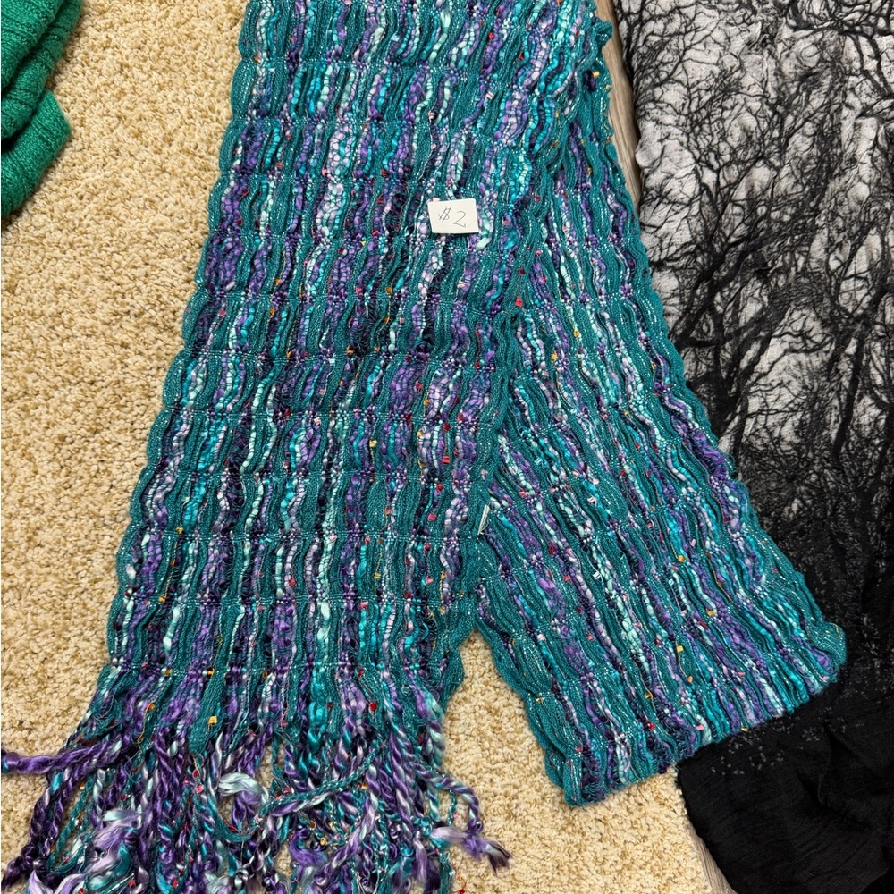 Colorful Patterned Scarves Set - Picture 5 of 12